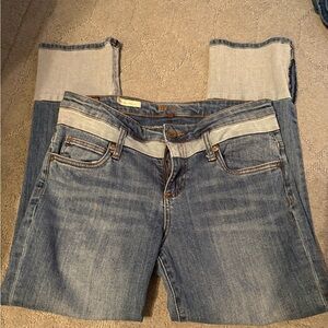 Kut from the Kloth Light Blue ankle straight jeans